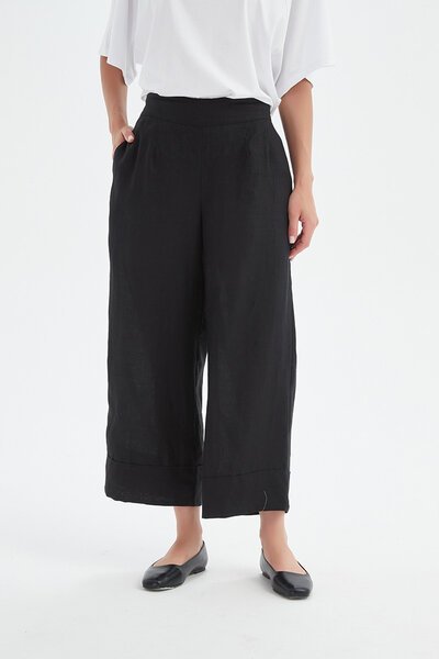 Tirelli Wide Leg Linen Pant-shop-by-label-Hello Cyril.