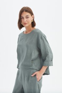 Tirelli Pleat Hem Top
