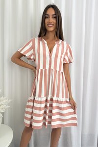 Grace & Co Striped Mini Dress