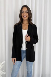 Miracle Double Button Lined Blazer