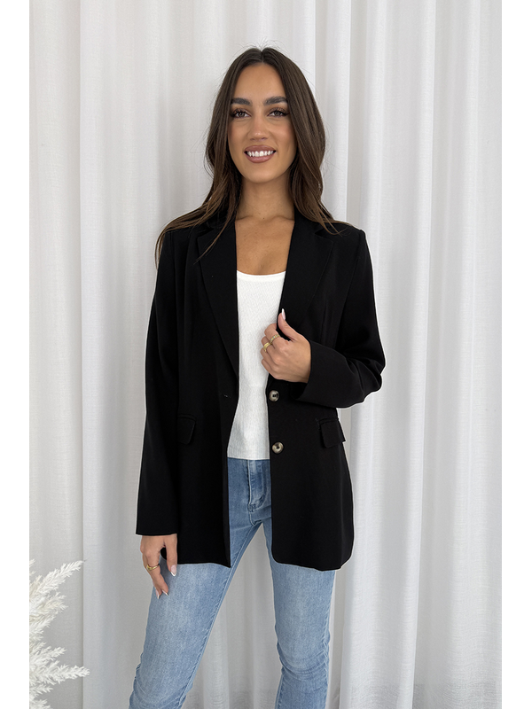 Miracle Double Button Lined Blazer