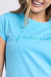 Foxwood Signature Embroidery Tee Dress