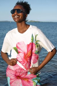 Curate Hibiscus Of Time Tee