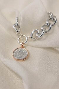 She Jewellery Silver Fortune Bracelet