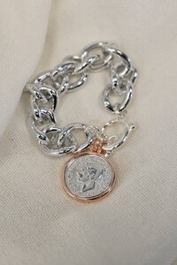 She Jewellery Silver Fortune Bracelet