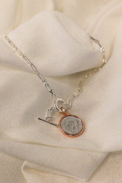 She Jewellery Royal Coin Pendant Necklace-shop-by-label-Hello Cyril.