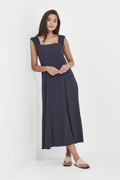 Verge Denim Marle Acrobat Mambo Dress-shop-by-label-Hello Cyril.