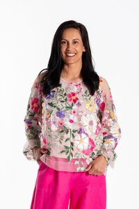 Jellicoe Lattice Textured Garden Top