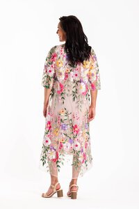 Jellicoe Olive Textured Garden Dress w Slip