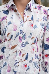 Fria The Label Flower Lace Blouse