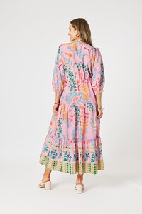 Hammock + Vine Mardi Gras Print Dress