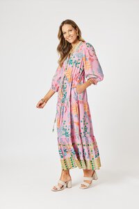 Hammock + Vine Mardi Gras Print Dress