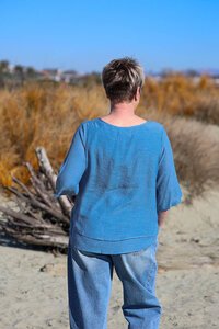 La Mode 3-4 Sleeve Layered Top