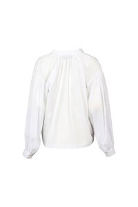 Vassalli Placket Shirt with Balloon Sleeve
