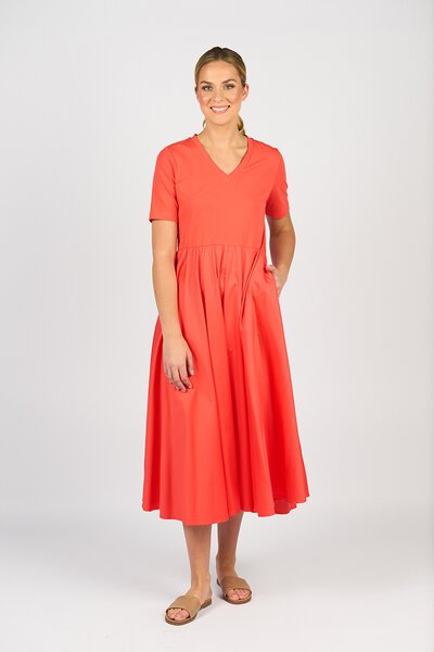 Vassalli Woven Detail T-Shirt Dress-shop-by-style-Hello Cyril.