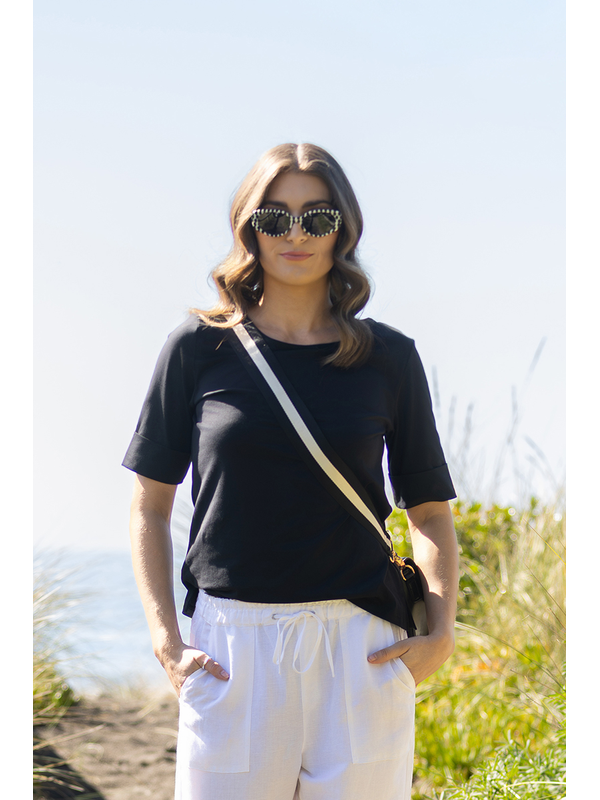 Vassalli Boat Neck Top