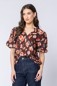 Seeking Lola Nutmeg Glow Treasure Top