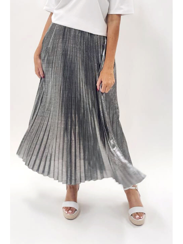 Threadz Shimmer Pleated Skirt
