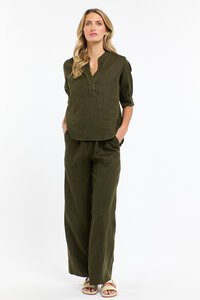 365 Days Perry Linen Drawcord Pant