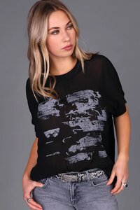 Storm Broken Glass Oversized Tee