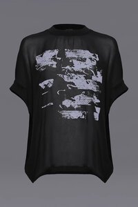 Storm Broken Glass Oversized Tee