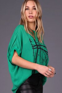 Storm Stix Print Oversized Tee