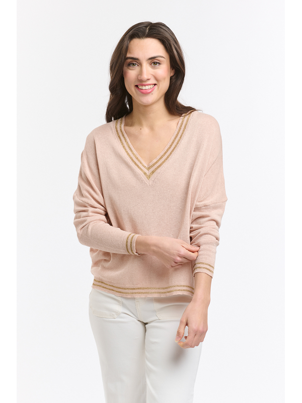 Italian Star Lurex College Knit