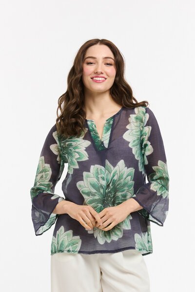 Urban Luxury Flower Top-shop-by-label-Hello Cyril.