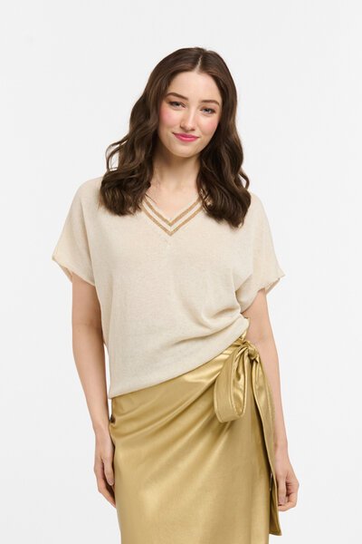 Urban Luxury Lurex Trim Knit Top-december-Hello Cyril.