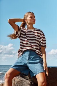 Betty Basics Relax Boxy Stripe Tee
