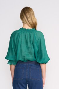 Leila + Luca Jade Safron Top