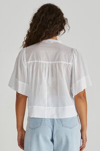 Sass Pammi Ruffle Yoke Blouse