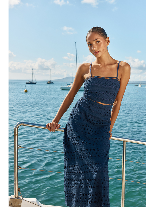 Sass Kali Broderie Dress