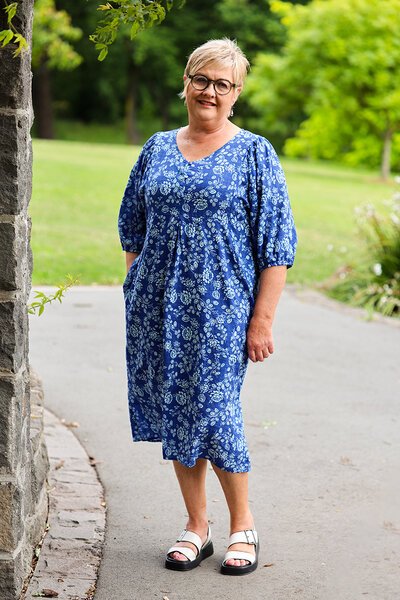 Glam Blue Tidal Dress-lives-Hello Cyril.