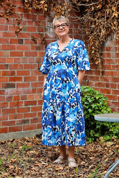 Glam Azure Garden Dress-shop-by-label-Hello Cyril.