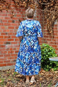 Glam Azure Garden Dress