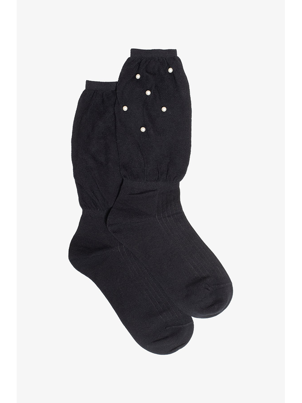 Antler Black Pearl Sock
