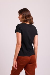 Foil Plain Double Up Tee