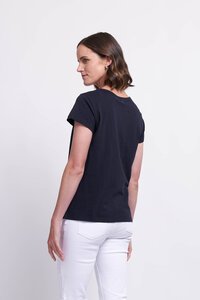 Foil Plain Double Up Tee