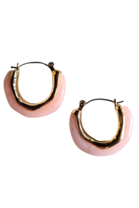 Zoda Resin Hoop Earring