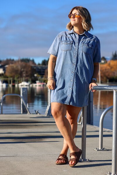 Foxwood Sorcha Denim Dress-hc-new-Hello Cyril.