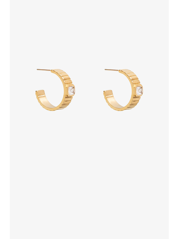 Antler Glimmerline Hoop Earring