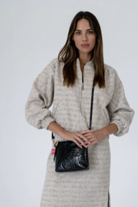 Arlington Milne Alexis Crossbody Crinkle Bag