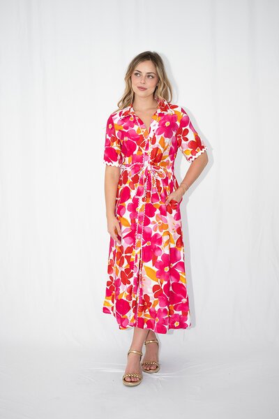 Fria The Label Floral Lace Trim Midi Dress-shop-by-label-Hello Cyril.