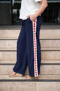 Fria The Label Heart Tape Pants