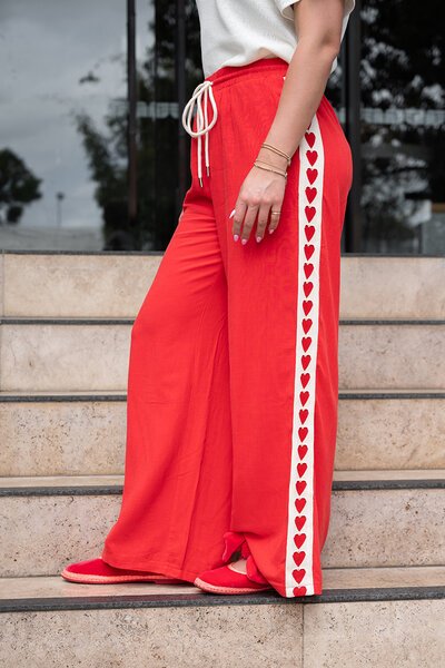 Fria The Label Heart Tape Pants-shop-by-label-Hello Cyril.