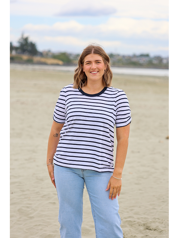 Foil Striped Moulin Rouche Tee