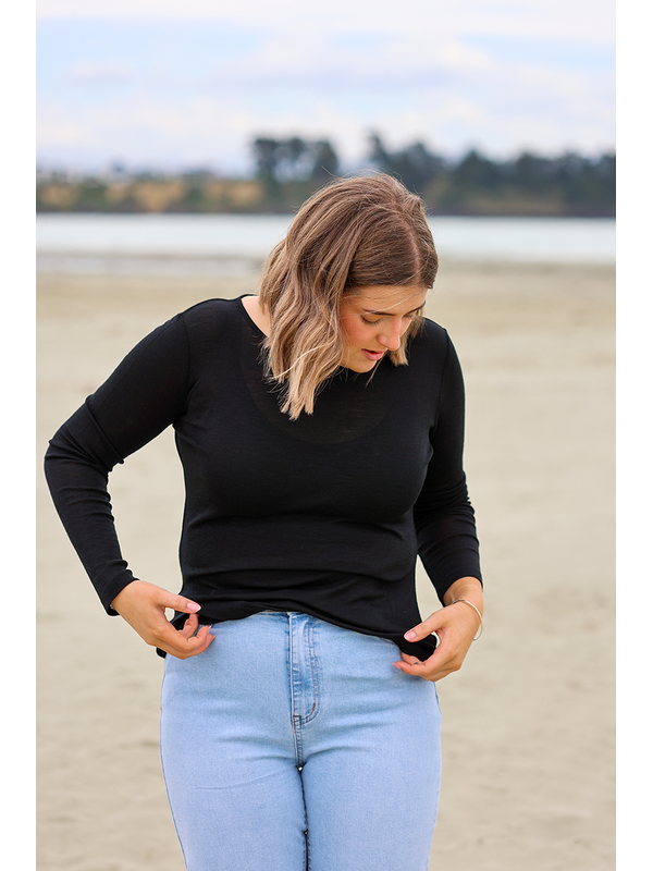 Foil Essential Crew Neck Top