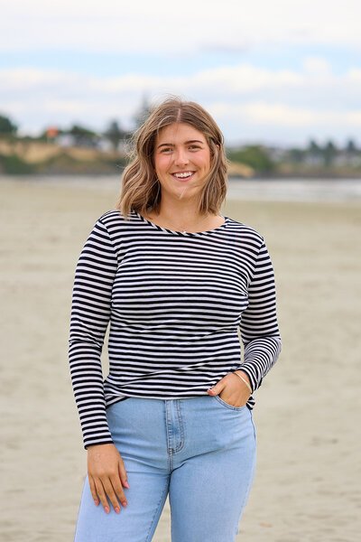 Foil Essential Crew Neck Top-shop-by-label-Hello Cyril.