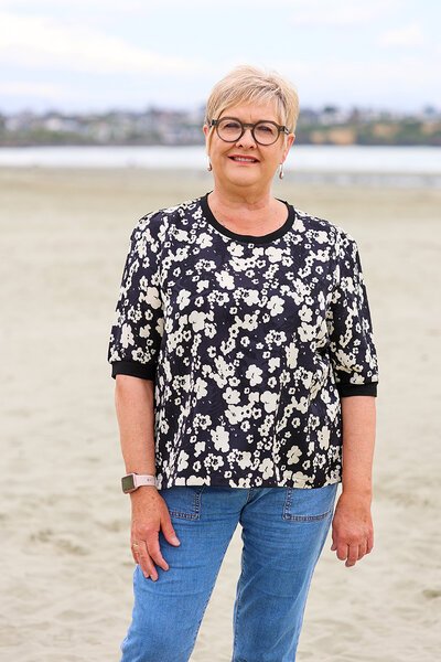 Memo Elbow Sleeve Contrast Top-shop-by-label-Hello Cyril.